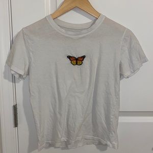 brandy melville butterfly top